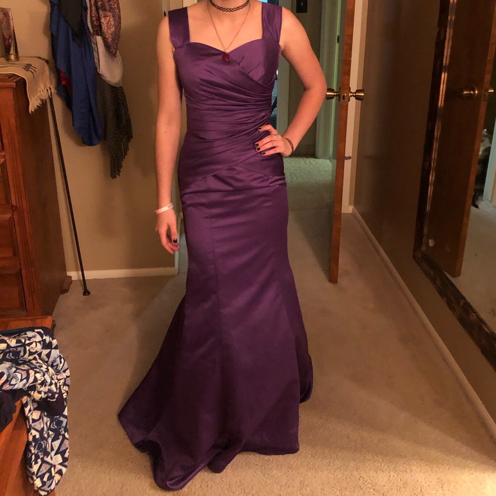 Super cute mermaid purple formal dress